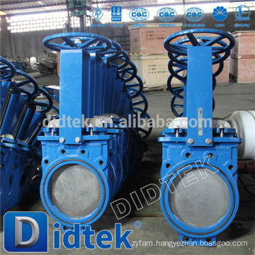 ISO 5208/MSS SP-81 Top Quality wafer steel knife gate valve